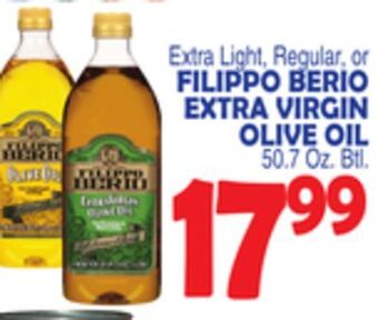 Bravo Supermarkets Filippo berio extra virgin olive oil offer