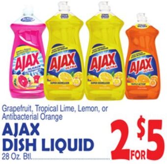 Bravo Supermarkets Ajax dish liquid offer