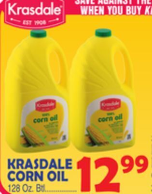Bravo Supermarkets Krasdale corn oil offer
