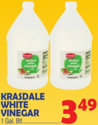 Bravo Supermarkets Krasdale white vinegar offer