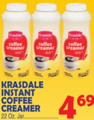 Bravo Supermarkets Krasdale instant coffee creamer offer