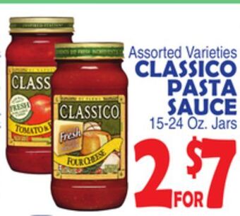 Bravo Supermarkets Classico pasta sauce offer