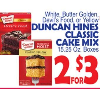 Bravo Supermarkets Duncan hines classic cake mix offer