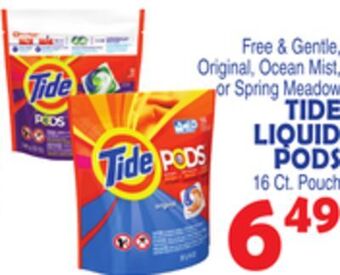 Bravo Supermarkets Tide liquid pods offer