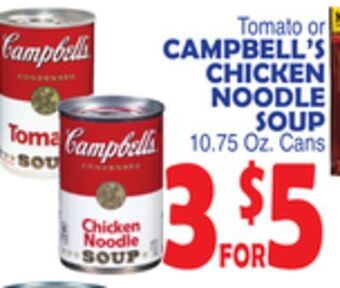 Bravo Supermarkets Campbell's chicken noodle soup offer