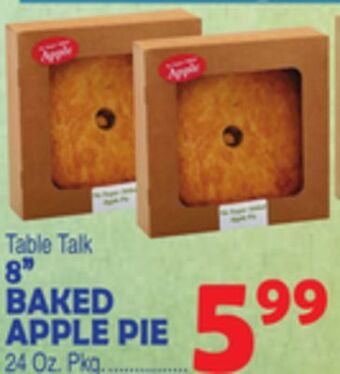 Bravo Supermarkets 8" baked apple pie offer
