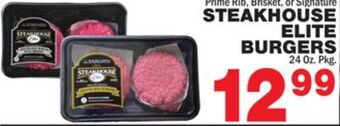 Bravo Supermarkets Steakhouse elite burgers offer