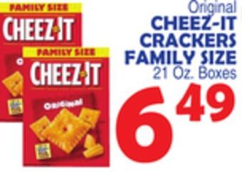 Bravo Supermarkets Cheez-it crackers family size offer