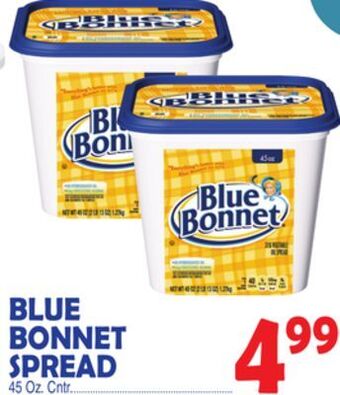 Bravo Supermarkets Blue bonnet spread offer