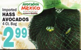 Bravo Supermarkets Hass avocados offer