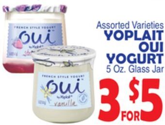 Bravo Supermarkets Yoplait oui yogurt offer