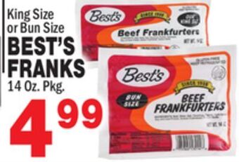 Bravo Supermarkets Best's franks offer