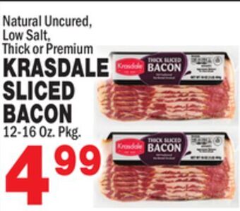 Bravo Supermarkets Krasdale sliced bacon offer