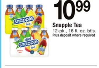 ACME Snapple tea offer