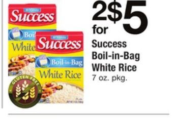 ACME Success boil-in-bag white rice offer