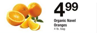 ACME Organic navel oranges offer