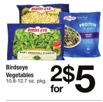 ACME Birdseye vegetables offer