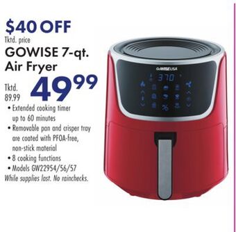 Boscov's Gowise 7-qt. air fryer offer