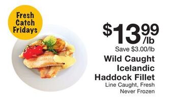 Fairway Store Market Wild caught icelandic haddock fillet offer