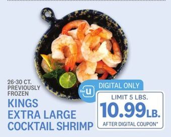 Kings Food Markets Kings extra large cocktail shrimp offer