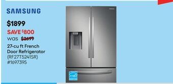 Lowe's Samsung 27-cu ft french door refrigerator offer