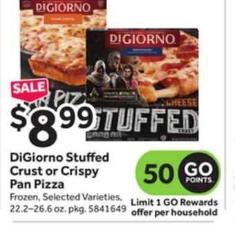 Stop&Shop Digiorno stuffed crust or crispy pan pizza offer