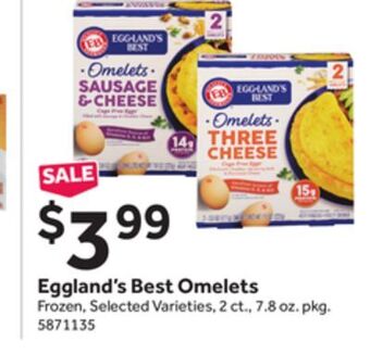 Stop&Shop Eggland's best omelets offer