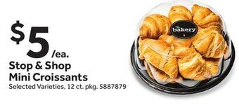 Stop&Shop Stop & shop mini croissants offer