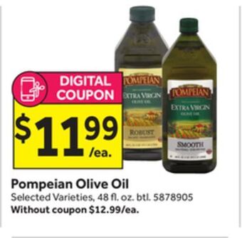 Stop&Shop Pompeian olive oil offer