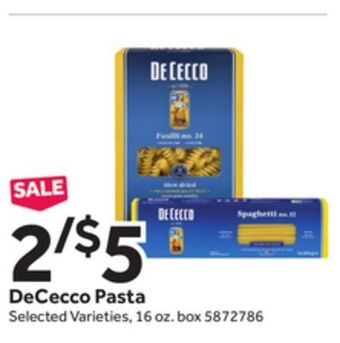 Stop&Shop Dececco pasta offer
