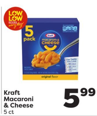 Weis Markets Kraft macaroni & cheese offer