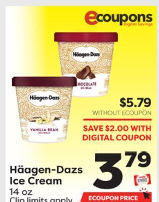 Weis Markets Häagen-dazs ice cream offer