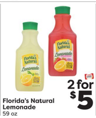 Weis Markets Florida's natural lemonade offer