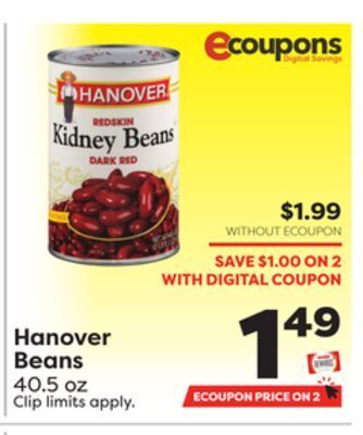 Weis Markets Hanover beans offer