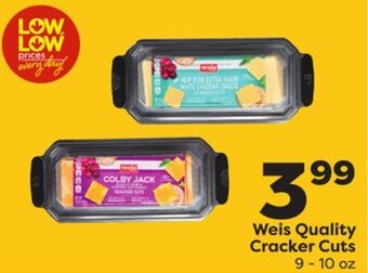 Weis Markets Weis quality cracker cuts offer