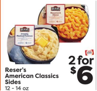 Weis Markets Reser's american classics sides offer