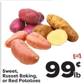 Weis Markets Sweet, russet baking, or red potatoes offer