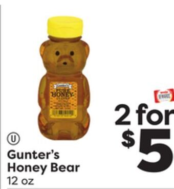 Weis Markets Gunter's honey bear offer