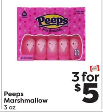 Weis Markets Peeps marshmallow offer