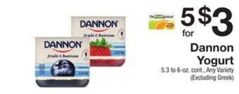 The Fresh Grocer Yogurt offer