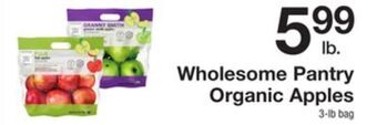 The Fresh Grocer Organic apples offer