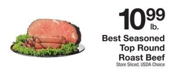 The Fresh Grocer Best seasoned top round roast beef offer