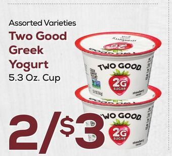 DeCicco & Sons Two good greek yogurt offer