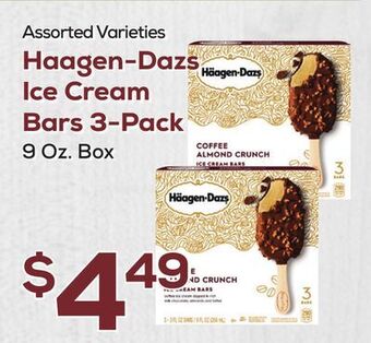 DeCicco & Sons Haagen-dazs ice cream bars 3-pack offer