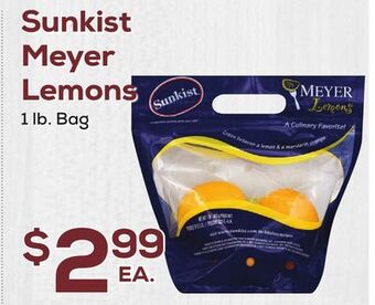 DeCicco & Sons Sunkist meyer lemons offer