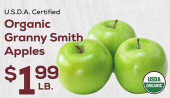 DeCicco & Sons Organic granny smith apples offer
