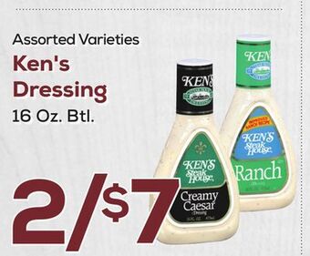 DeCicco & Sons Ken's dressing offer