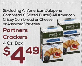 DeCicco & Sons Partners crackers offer