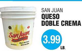 Carnicerias Jimenez San juan queso doble crema offer