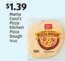 Aldi Mama Cozzi's Pizza Kitchen Pizza Dough 16 oz. offer